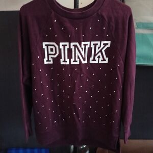 PINK Victoria's Secret Maroon Sweatshirt